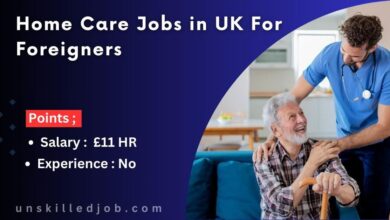 Home Care Jobs in UK For Foreigners