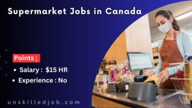 Supermarket Jobs in Canada