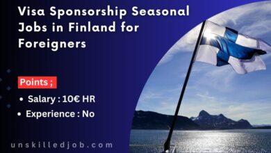 Visa Sponsorship Seasonal Jobs in Finland for Foreigners