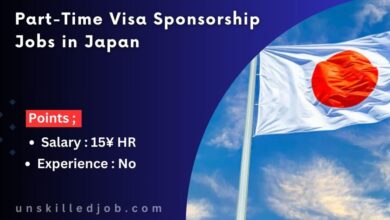 Part-Time Visa Sponsorship Jobs in Japan