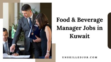 Food & Beverage Manager Jobs in Kuwait