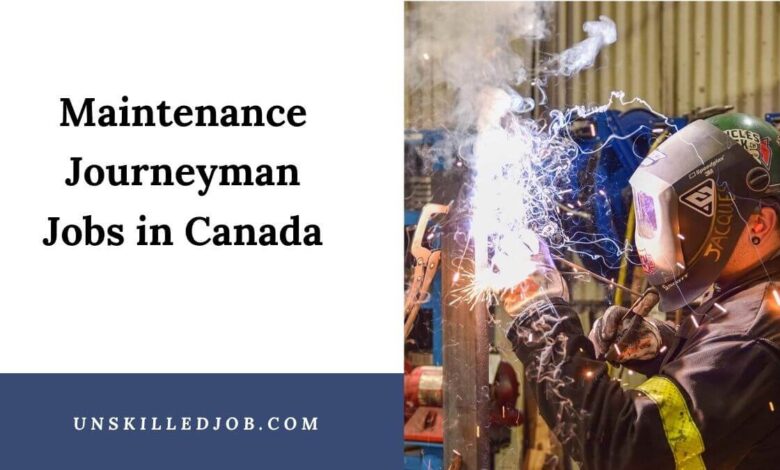 Maintenance Journeyman Jobs in Canada