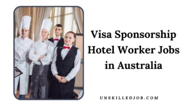 Visa Sponsorship Hotel Worker Jobs in Australia