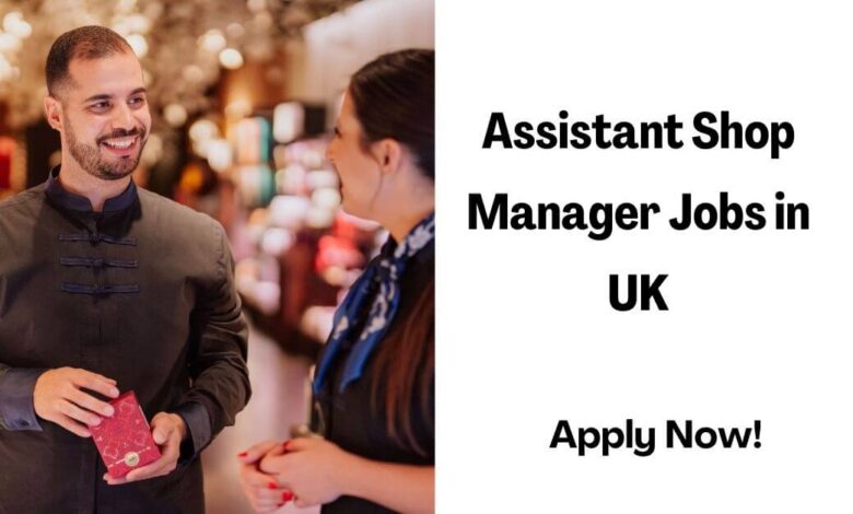 Assistant Shop Manager Jobs in UK