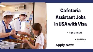 Cafeteria Assistant Jobs in USA with Visa