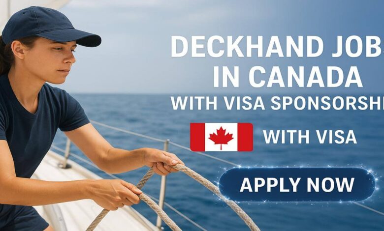 Deckhand Jobs in Canada with Visa Sponsorship
