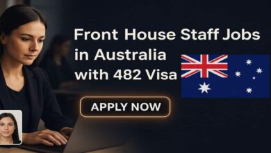 Front House Staff Jobs in Australia with 482 Visa