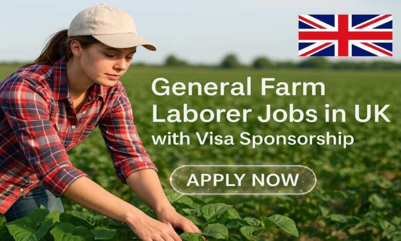 General Farm Laborer Jobs in UK with Visa Sponsorship