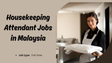 Housekeeping Attendant Jobs in Malaysia