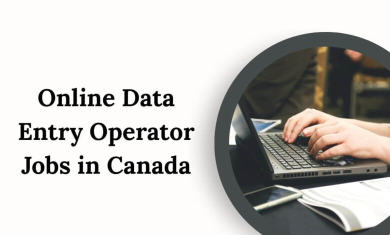 Online Data Entry Operator Jobs in Canada
