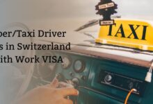 UberTaxi Driver Jobs in Switzerland with Work VISA