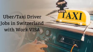 UberTaxi Driver Jobs in Switzerland with Work VISA