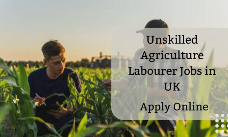 Unskilled Agriculture Labourer Jobs in UK