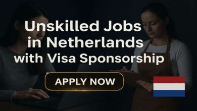 Unskilled Jobs in Netherlands with Visa Sponsorship