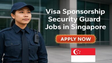 Visa Sponsorship Security Guard Jobs in Singapore