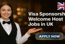 Visa Sponsorship Welcome Host Jobs in UK