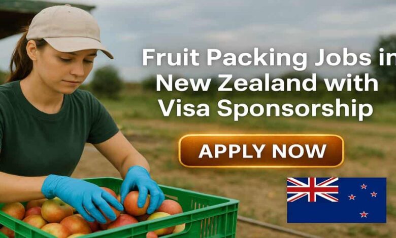 Fruit Packing Jobs in New Zealand with Visa Sponsorship