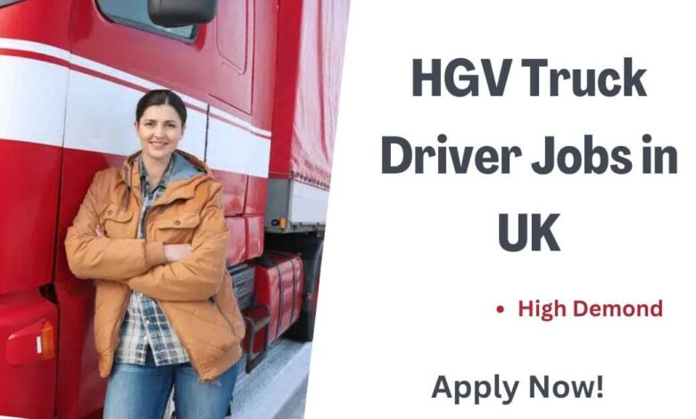 HGV Truck Driver Jobs in UK