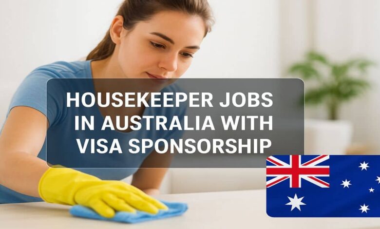 Housekeeper Jobs in Australia with Visa Sponsorship