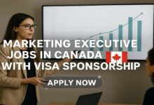 Marketing Executive Jobs in Canada with Visa Sponsorship
