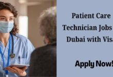 Patient Care Technician Jobs in Dubai with Visa