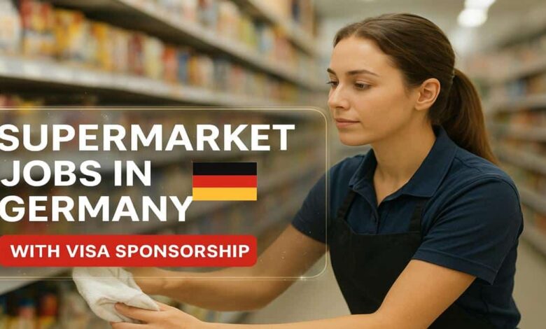 Supermarket Jobs in Germany with Visa Sponsorship