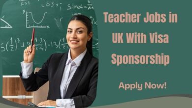 Teacher Jobs in UK With Visa Sponsorship