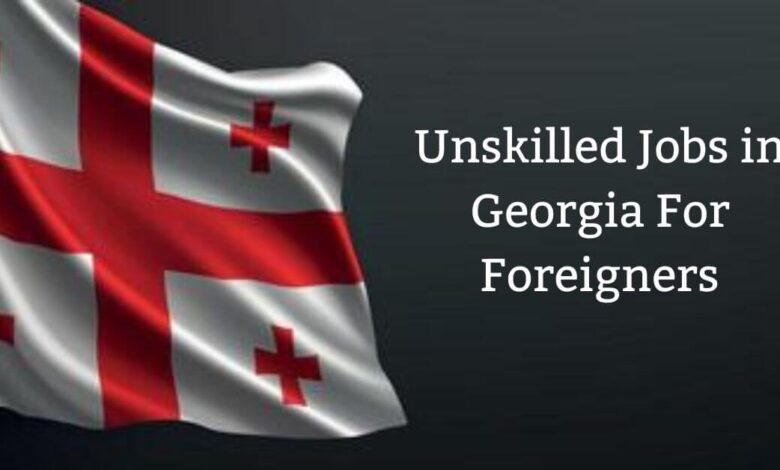 Unskilled Jobs in Georgia For Foreigners
