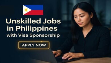 Unskilled Jobs in Philippines with Visa Sponsorship