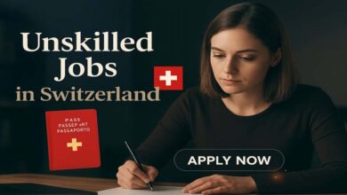 Unskilled Jobs in Switzerland with Visa Sponsorship