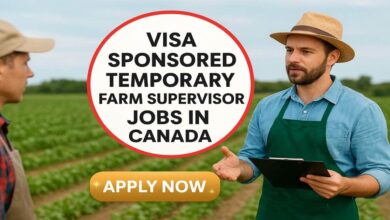 Visa Sponsored Temporary Farm Supervisor Jobs in Canada