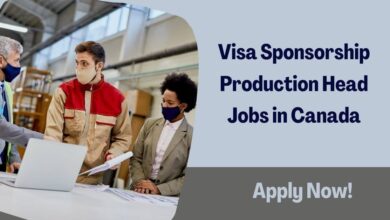 Visa Sponsorship Production Head Jobs in Canada