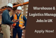 Warehouse & Logistics Manager Jobs in UK