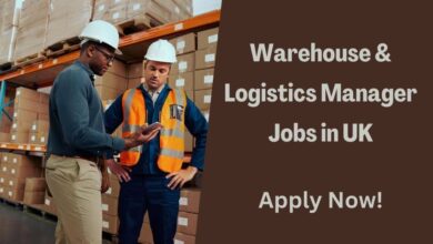 Warehouse & Logistics Manager Jobs in UK