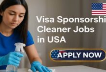Visa Sponsorship Cleaner Jobs in USA
