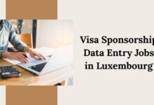 Visa Sponsorship Data Entry Jobs in Luxembourg