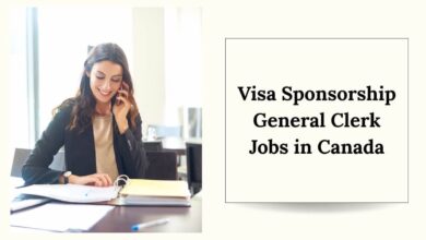 Visa Sponsorship General Clerk Jobs in Canada