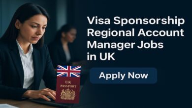 Visa Sponsorship Regional Account Manager Jobs in UK