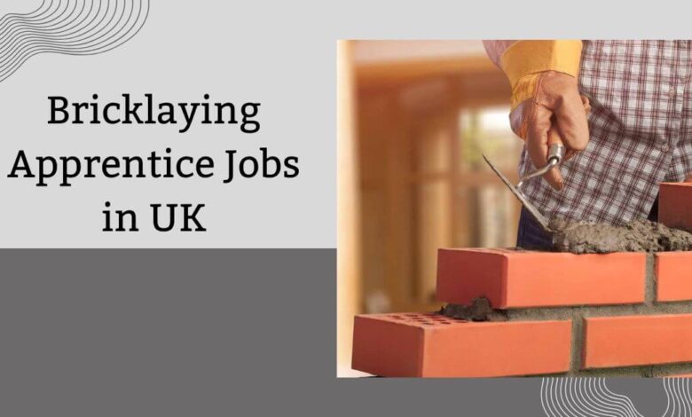 Bricklaying Apprentice Jobs in UK