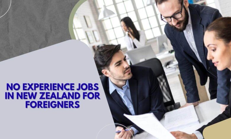 No Experience Jobs In New Zealand For Foreigners
