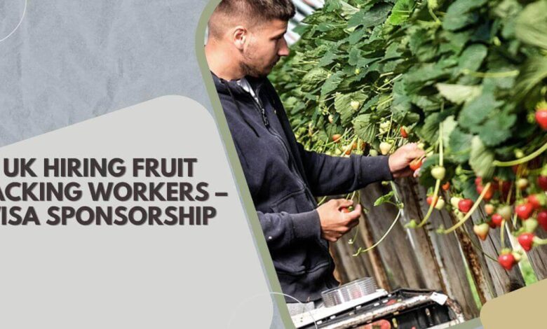 UK Hiring Fruit Packing Workers – Visa Sponsorship