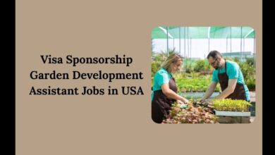 Visa Sponsorship Garden Development Assistant Jobs in USA