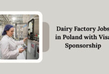 Dairy Factory Jobs in Poland with Visa Sponsorship