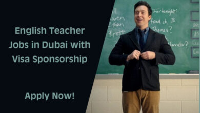 English Teacher Jobs in Dubai with Visa Sponsorship