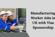 Manufacturing Worker Jobs in UK with Visa Sponsorship