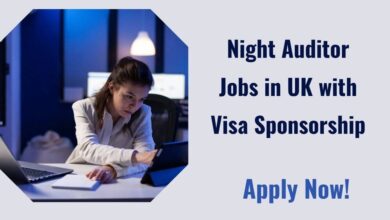 Night Auditor Jobs in UK with Visa Sponsorship