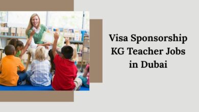 Visa Sponsorship KG Teacher Jobs in Dubai