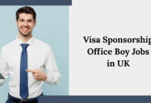 Visa Sponsorship Office Boy Jobs in UK