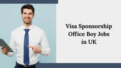 Visa Sponsorship Office Boy Jobs in UK