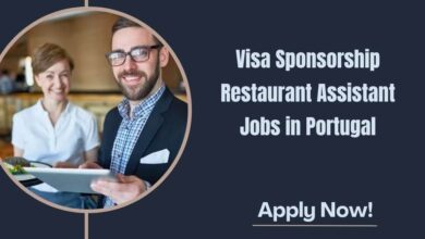 Visa Sponsorship Restaurant Assistant Jobs in Portugal